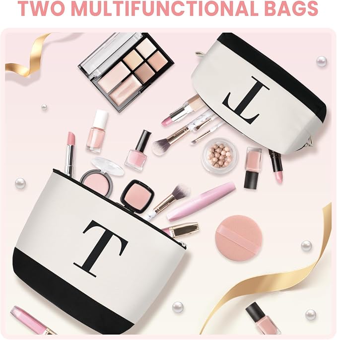 BAGAIL Initial Tote Bag, Personalized Birthday Gifts - Image 4