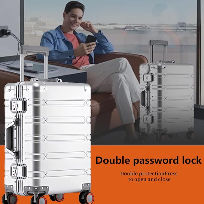 WEICHEN All Aluminum Magnesium 29 Inch Large Luggage - Image 7