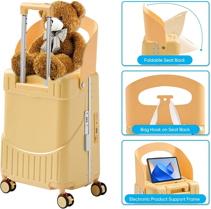 20 Inch Ride on Luggage With Seat - Image 6
