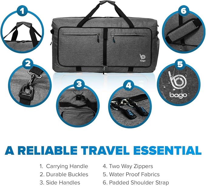 Bago Big XXL Foldable Duffel Bags - Image 3
