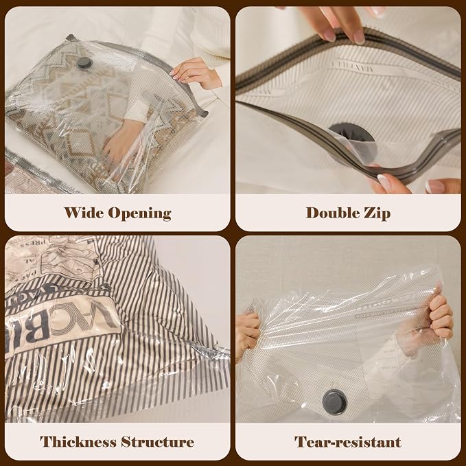 12 Pack Vacuum Bags for Travel - Image 6