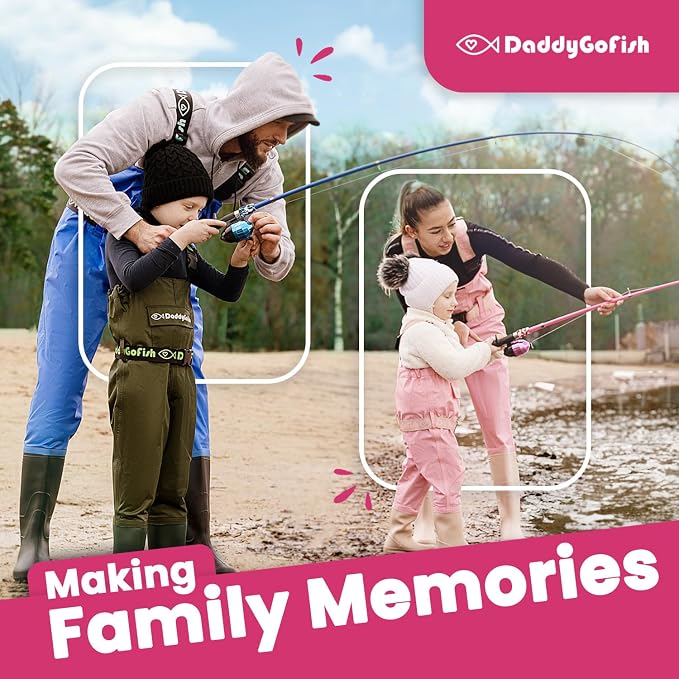 DaddyGoFish Kids Fishing Pole - Image 7