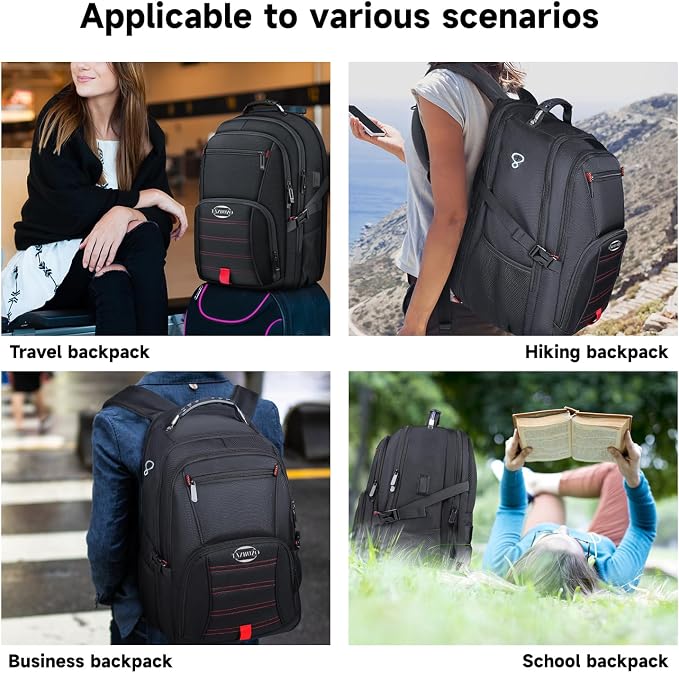 50L Travel Backpack, Extra Large Backpack, Laptop Backpack - Image 7
