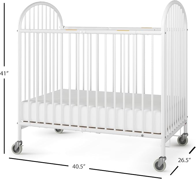 Foundations Pinnacle Metal Compact Folding Crib 3 Pack - Image 7