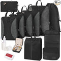 Compression Packing Cubes 12 Set, Suitcase Organizers, Extendable Packing Cubes by Unknown