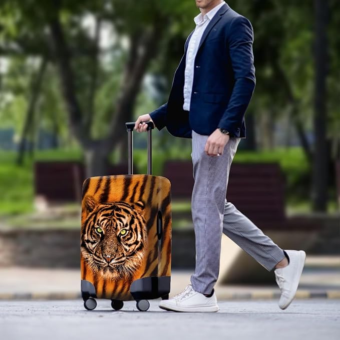 Tiger Travel Luggage Covers 22-25 Inch Spandex Suitcase Protectors - Image 3