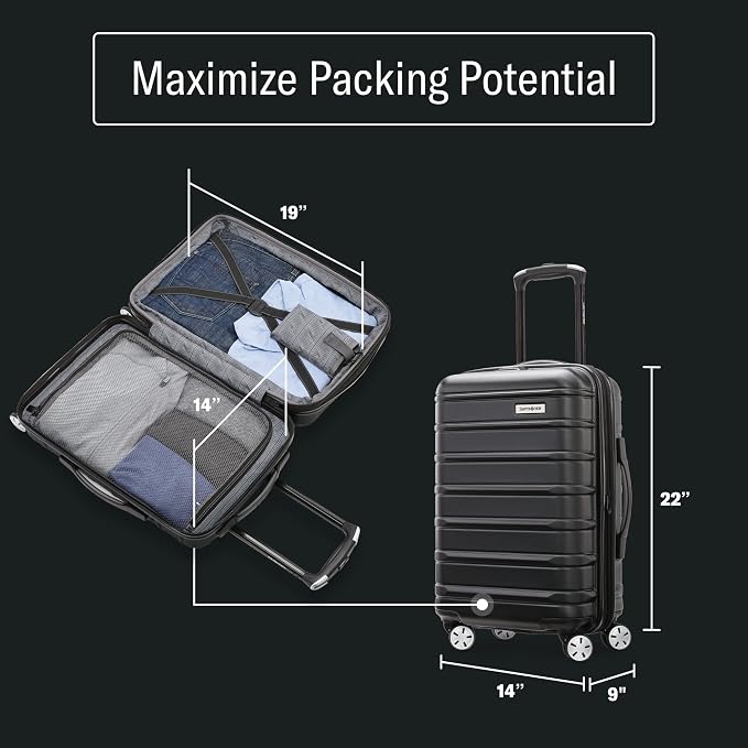 Samsonite Omni 2 Carry-On Hardside Luggage - Image 3
