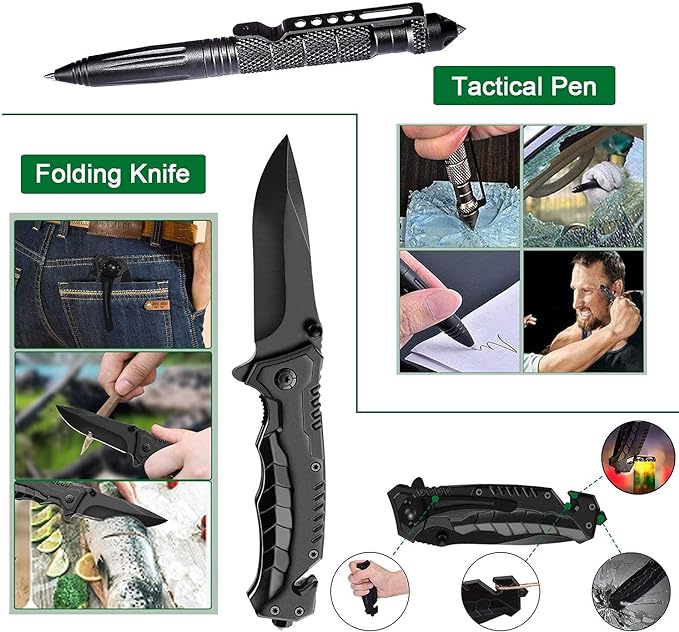 Survival Kit 35 in 1, First Aid Kit, Survival Gear, Christmas Birthday Gifts - Image 4