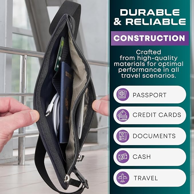 Travel Money Belt & Passport Holder - Image 7