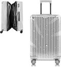Yotako Upgraded Zippered Clear PVC Suitcase Cover, 24 Inch Luggage Covers by YOTAKO