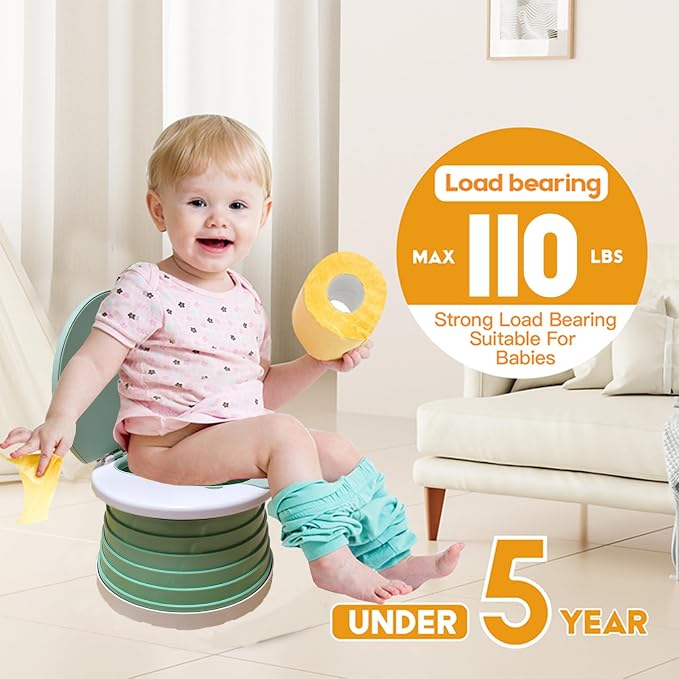 Travel Potty for Toddler, Portable and Foldable Toilet, Apply to Seat Emergency - Image 5