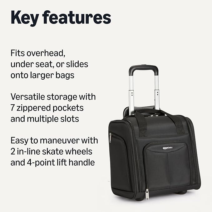 Amazon Basics Underseat Carry On Luggage - Image 2
