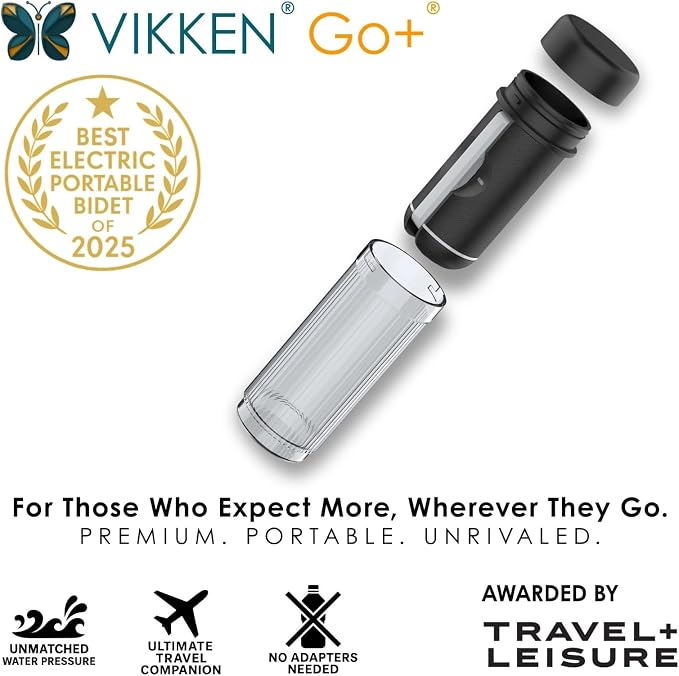 VIKKEN® 300ml Go+ max Portable Travel Bidet USB-Type C Electric Recgargeable - Image 2