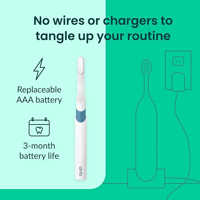 Quip Plastic Sonic Toothbrush, Electric Toothbrush - Image 4