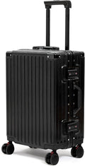 26 Inch Checked Luggage with Spinner Wheels, No Zipper Aluminum Frame Hard by VentureVault
