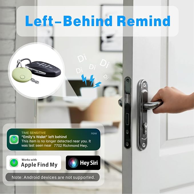 Air Tracker 4 Pack, Smart Bluetooth Tracker Works - Image 3
