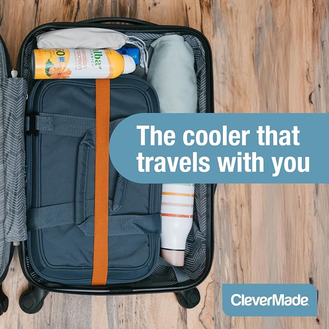 CleverMade Collapsible Insulated Cooler Bag – Leakproof Soft Folding Cooler - Image 7