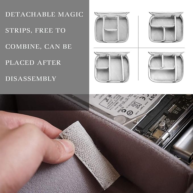 Electronics Organizer, OrgaWise Electronic Accessories Bag Travel Cable - Image 4