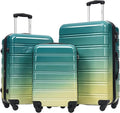 Merax Luggage Sets 3 Piece, Hardside Expandable Suitcase Set by Merax