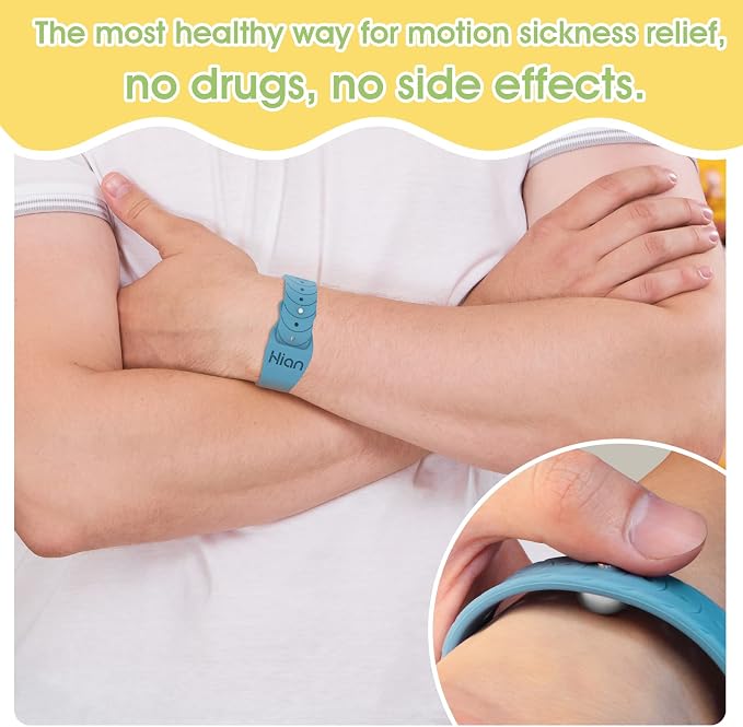 Motion Sickness Bands Anti Nausea Acupressure Wristband Sea Sickness Wristbands - Image 3