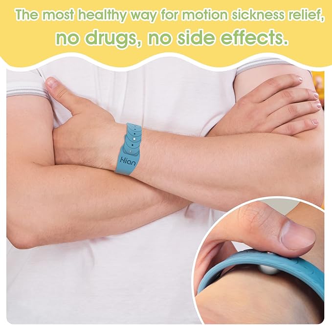 Motion Sickness Bands Anti Nausea Acupressure Wristband Sea Sickness Wristbands - Image 4
