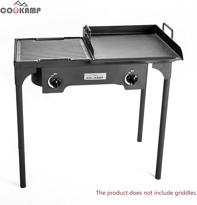 High Pressure Double Propane Burner Outdoor Camping Stove - Image 4