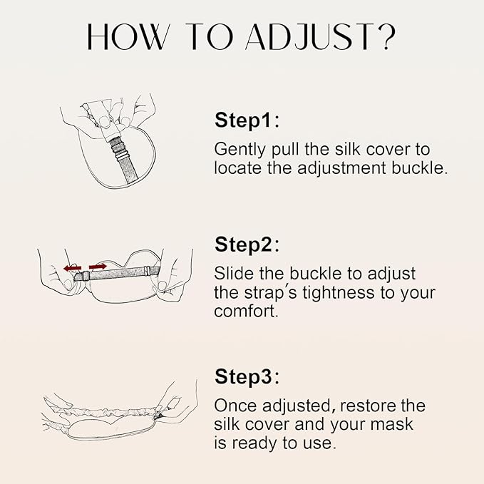 ZIMASILK Adjustable 100% 22 Momme Mulberry Silk Sleep Mask - Image 5