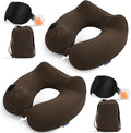 2 Pack Inflatable Travel Neck Pillows by Glyzia