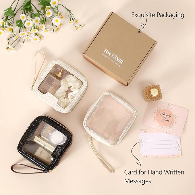 PACKISM Small Clear Makeup Bag - Image 6