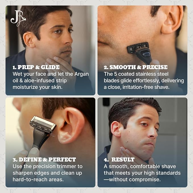 Jeremy's Razors for Men: Precision 5 Blade Razor - Image 4