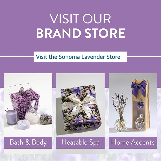 Sonoma Lavender Luxury Lavender Heatable/Chillable Neck Pillow, Microwaveable - Image 5