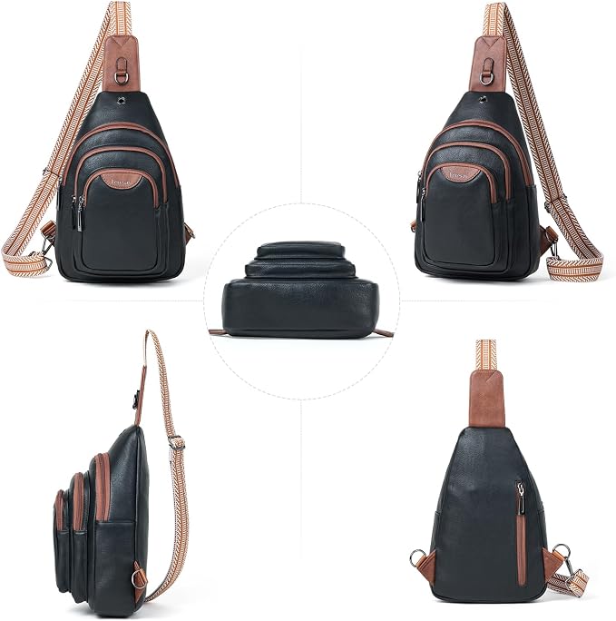 Crossbody Sling Bag for Women Men Anti Theft Cross Body Fanny Pack Belt Bag - Image 8