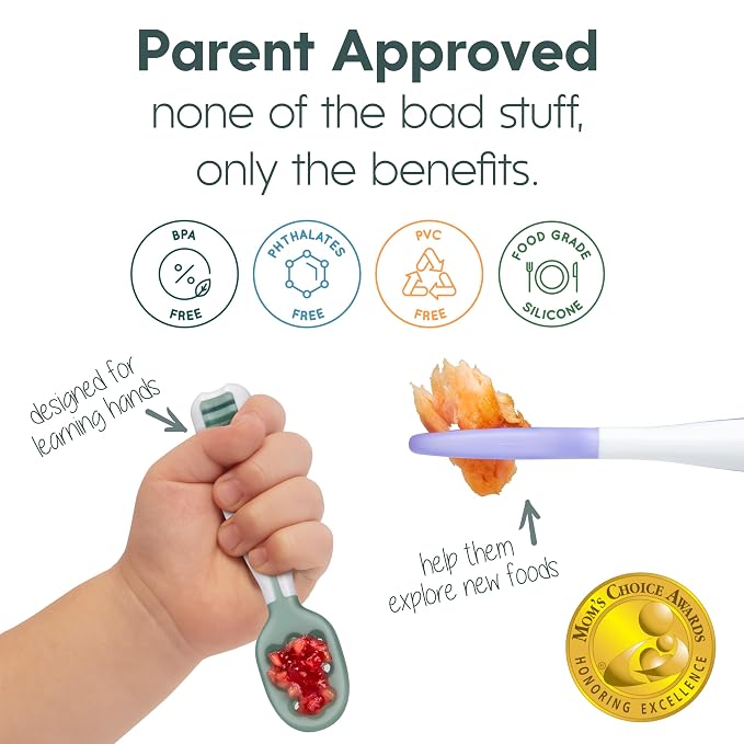 NumNum Baby Spoons Set, Baby Essentials Pre-Spoon GOOtensils - Image 7