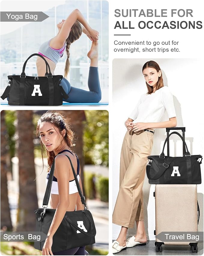 Initial Travel Duffel Bag Sports Gym Bag - Image 7