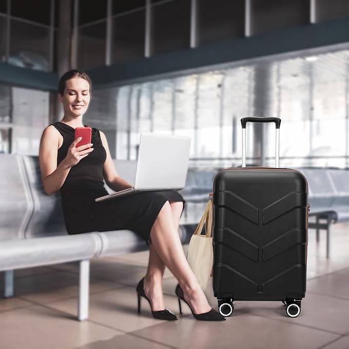 Hardside Carry On Luggage 22x14x9 Airline Approved - Image 7