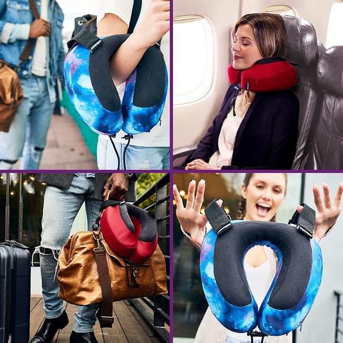 Cabeau Evolution S3 Travel Pillow – Straps to Airplane Seat – Ensures Your Head - Image 7