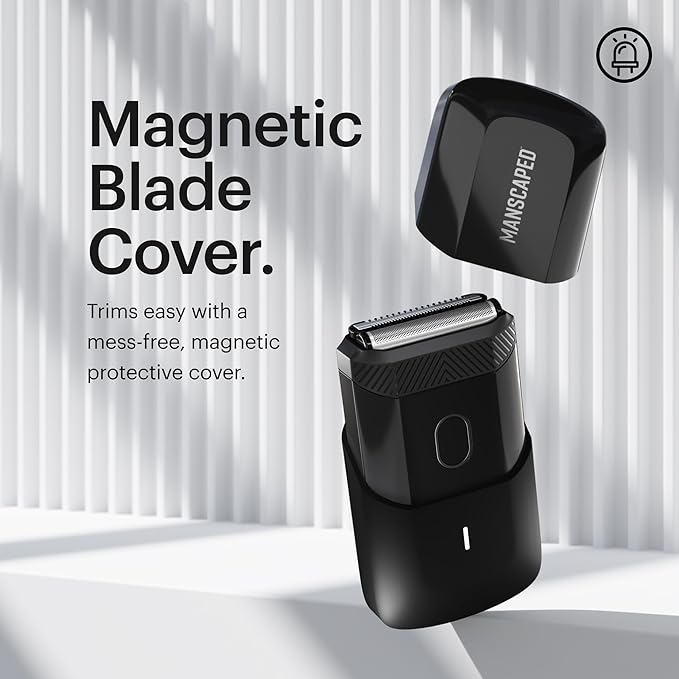 MANSCAPED® The Handyman™ Compact Face Shaver – Portable Men’s Travel Facial - Image 5