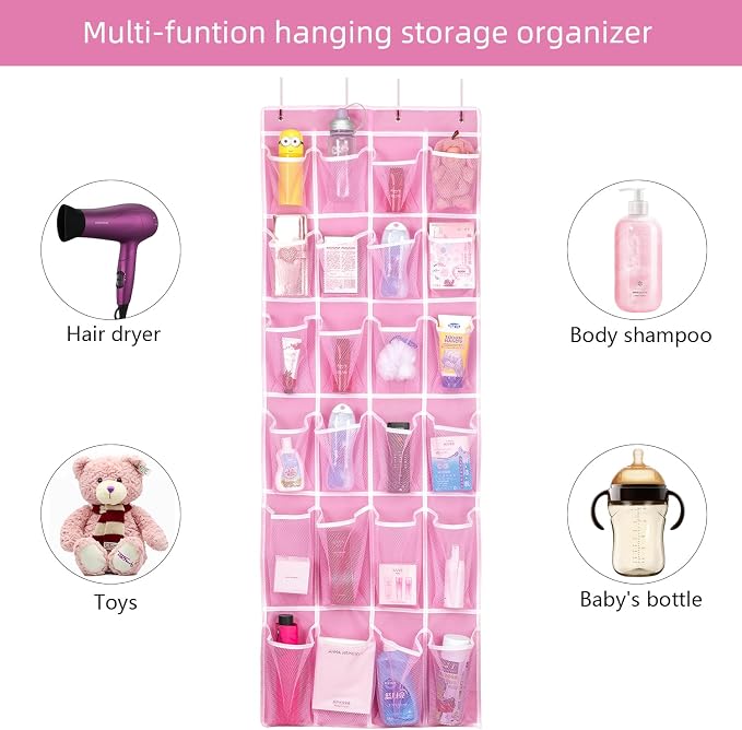 Hanging Shoe Organizer 2Pack, Over The Door Shoe Rack - Image 5