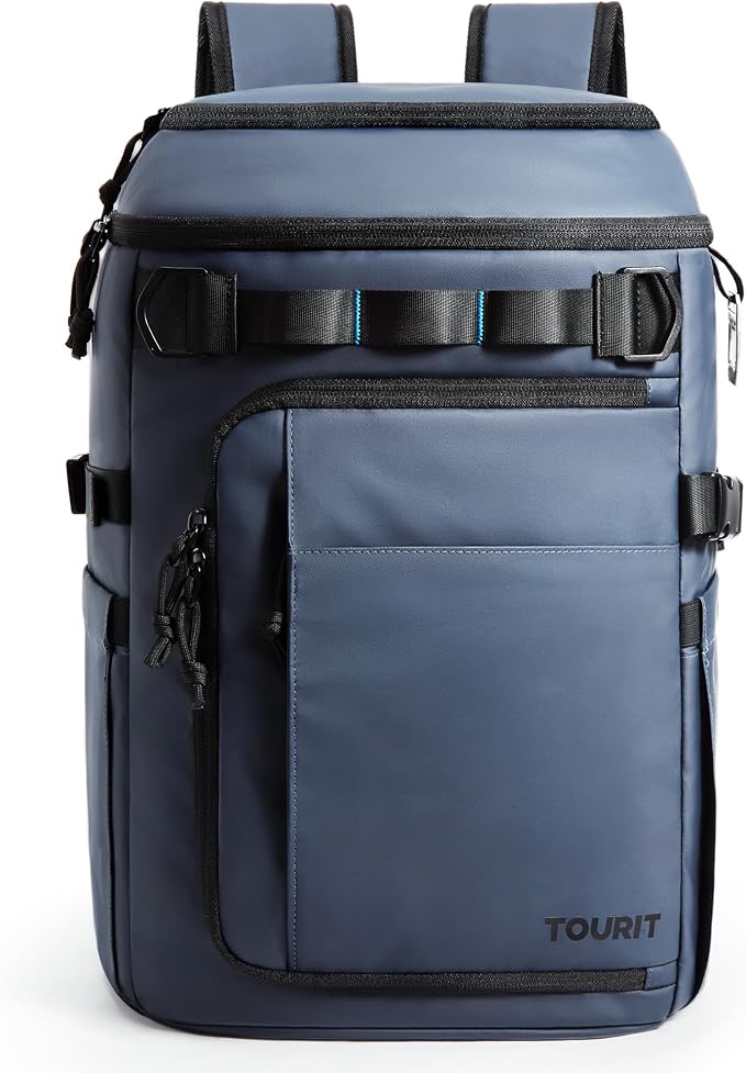 TOURIT 38 Cans Backpack Cooler: Leak Proof Waterproof 2 Insulated Compartments by TOURIT