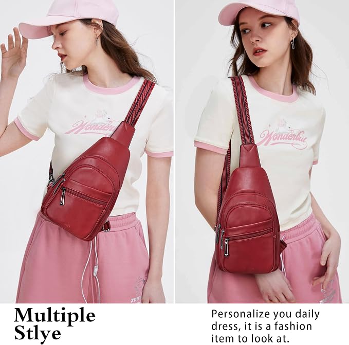 Sling Bag Crossbody Bags for Women Small Cross Body Bag Fanny Packs Chest Sling - Image 9