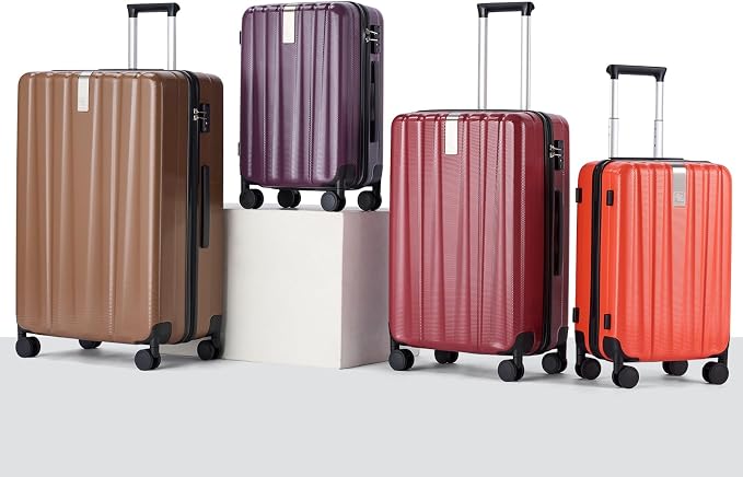 Hanke 24 Inch Expandable Checked Luggage Lightweight PC Hard Case Luggage - Image 9