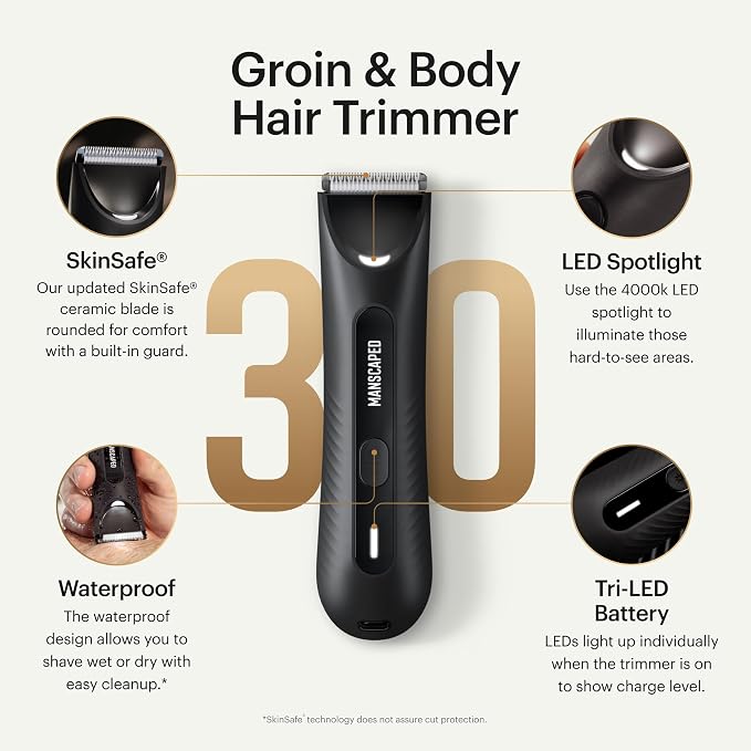 MANSCAPED® The Lawn Mower® 3.0 Plus Groin & Body Hair Trimmer – Updated - Image 2