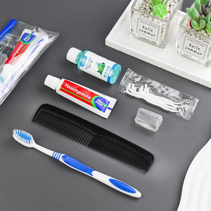 50 Set Travel Toothbrush Kit Bulk, Disposable Toothbrush - Image 8