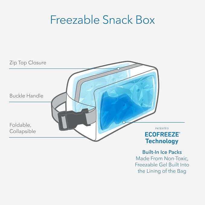 PackIt Freezable Snack Box, Sweet Strawberry, Built - Image 2