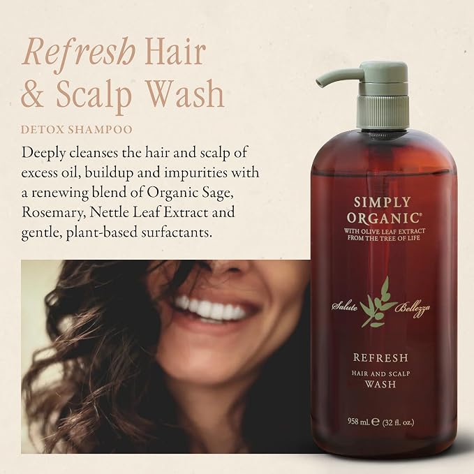 SIMPLY ORGANIC Hair Detox Clarifying Shampoo Scalp Wash, Made in Italy - Image 2