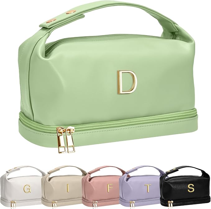 Gifts for Women, Monogrammed Makeup Bag by Vogewood