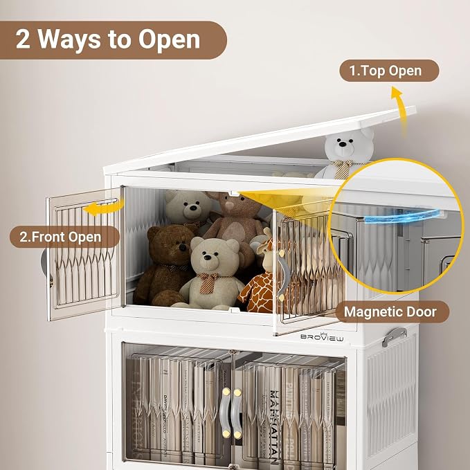 BROVIEW 240Qt Stackable Storage Bins - Image 3
