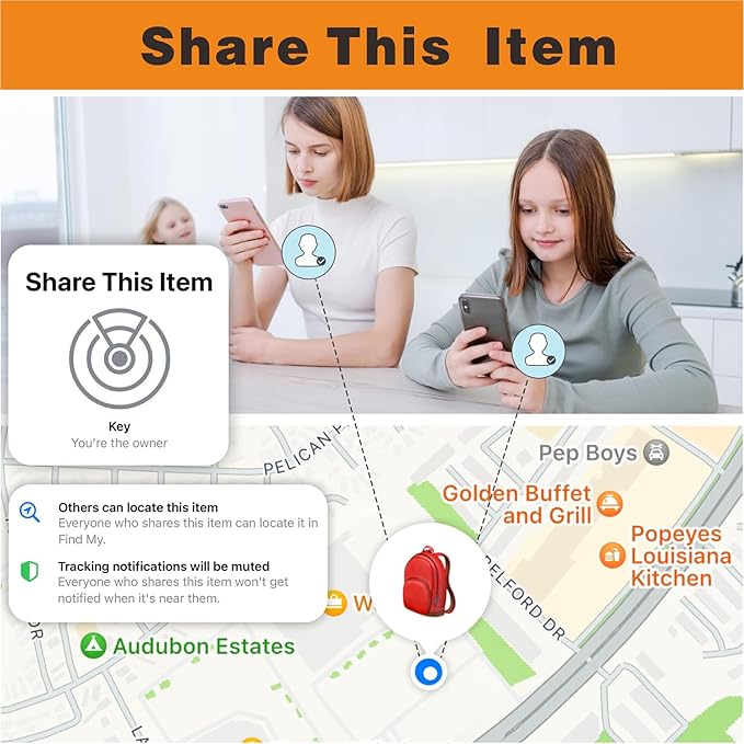 Air Tracker Tags-4 Pack, Smart Bluetooth Tracker Works - Image 4