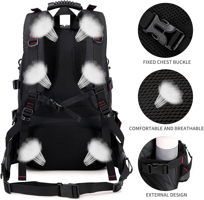 Nerlion 40L Hiking Backpack Travel Backpack - Image 8