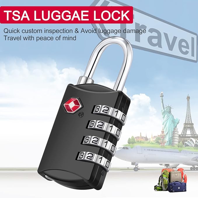 ZHEGE TSA Approved Luggage Lock - Image 2